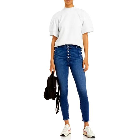 Paige Emmie High Rise Ankle Skinny Jeans in Sightseeing color size 25 NWT $249 - Picture 1 of 13